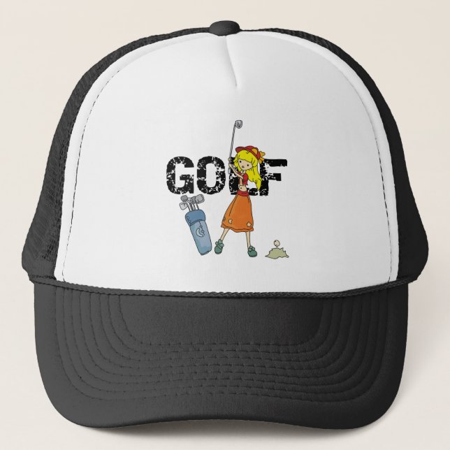 Girls Golf Trucker Hat (Front)