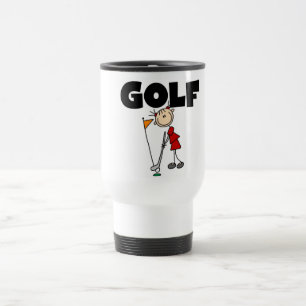 Girls GOLF Tshirts and Gifts Travel Mug