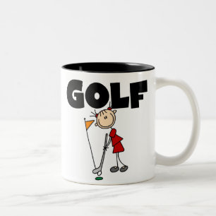 Girls GOLF Two-Tone Coffee Mug
