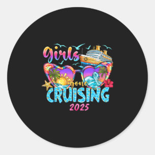 Girls Gone Cruising 2025 Cruise Vacation Trip Funn Classic Round Sticker
