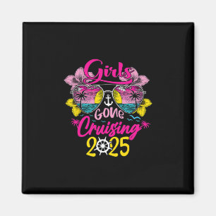 Girls Gone Cruising 2025 Cruise Vacation Trip Funn Magnet