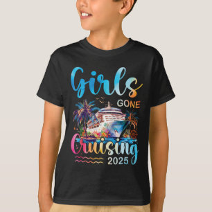 Girls Gone Cruising 2025 Girl Cruise Ship Vacation T-Shirt