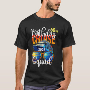 Girls Gone Cruising 2025 Trip Birthday 60th Cruise T-Shirt