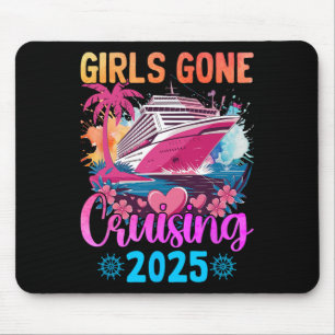 Girls Gone Cruising 2025 Women Cruise Vacation 2 Mouse Pad