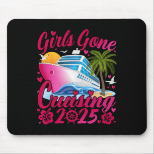 Girls Gone Cruising 2025 Women Cruise Vacation Mouse Pad