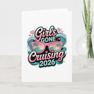 Girls Gone Cruising 2026 Cruise Sungles Vacation Card