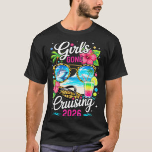 Girls Gone Cruising 2026 Tropical Vacation Party T-Shirt