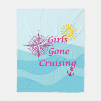 Girls Gone Cruising Fleece Blanket