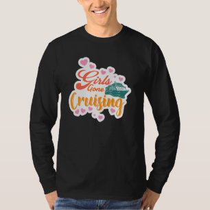 Girls Gone Cruising Funny Cruise Ship Vacation Des T-Shirt