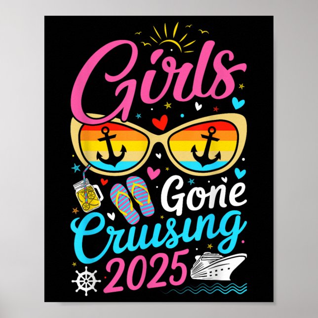 Girls Gone Cruising Vacation 2025 Party Cruise  Poster (Front)