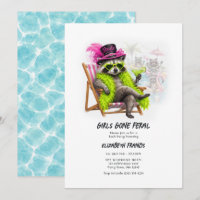 Girls Gone Feral Funny Bachelorette Pool Party