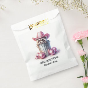 Girls Gone Feral Funny Racoon Bachelorette Party Favour Bags