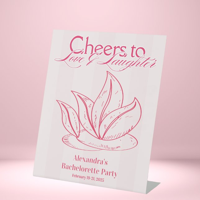 Girls Gone Mild Bachelorette Drink Pedestal Sign (Creator Uploaded)