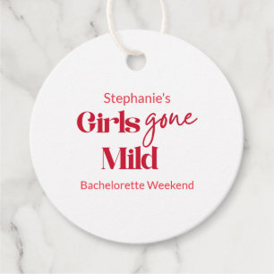 Girls Gone Mild Chic Bachelorette Beach Weekend Favour Tags