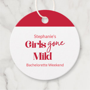 Girls Gone Mild Classic Bachelorette Beach Weekend Favour Tags