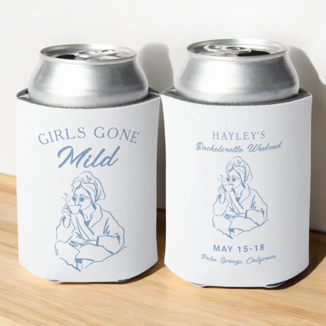Girls Gone Mild Girls Weekend Spa Bachelorette Can Cooler (Creator Uploaded)
