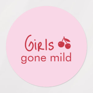 Girls Gone Mild Pink and Cherry Red Bachelorette  
