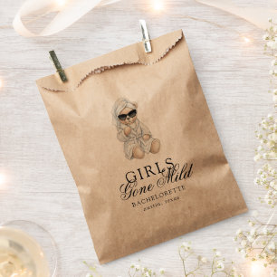 Girls Gone Mild Spa Bear Bachelorette Favour Bags
