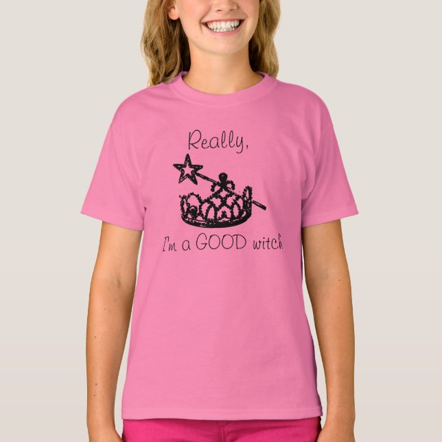 Girls Good Witch T-Shirt (Front)