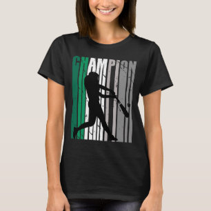 Girls Green Colours Baseball Birthday Colourful Po T-Shirt