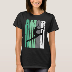 Girls Green Distressed Amor Loves Team Girl Inspir T-Shirt