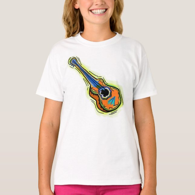 Girls guitar shirt (Front)