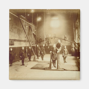 Girl's Gymnasium at the Deaf and Dumb Institution, Magnet
