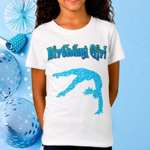 Girls Gymnastics "Birthday Girl" T-Shirt