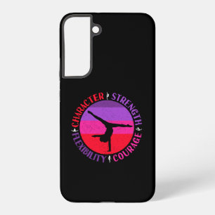 Girls Gymnastics Character Strength Courage Samsung Galaxy Case