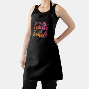 Girls Gymnastics - Future is Female Quote Apron