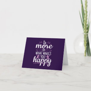 Girls Gymnastics - Motivational Happy Quote Card
