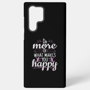 Girls Gymnastics - Motivational Happy Quote Samsung Galaxy Case