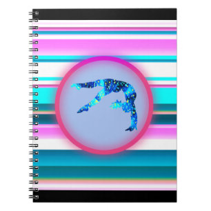 Girls Gymnastics, Power Tumbling, Handspring   Notebook