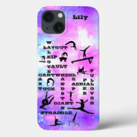 Girls Gymnastics Skills Custom iPhone / iPad case