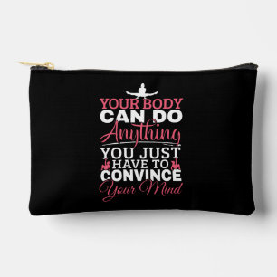 Girls Gymnastics - Your Body Can Do Anything Accessory Pouch