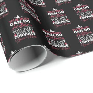 Girls Gymnastics - Your Body Can Do Anything Wrapping Paper