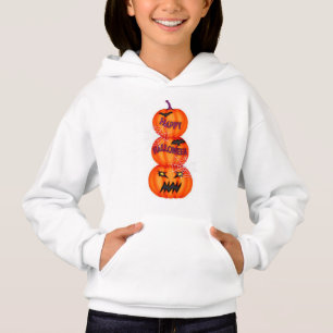 Girls' Hanes ComfortBlend® Hoodie/Jack-o-Lanterns