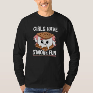 Girls Have S'more Fun  Toddler Camping Women Smore T-Shirt