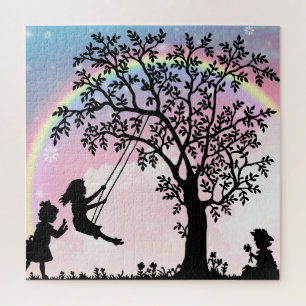 Girls having fun  jigsaw puzzle