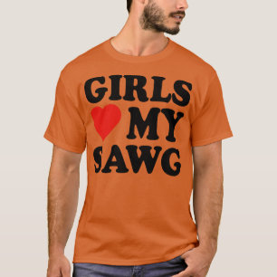 Girls Heart My Swag Girls Love my Swag Valentines  T-Shirt