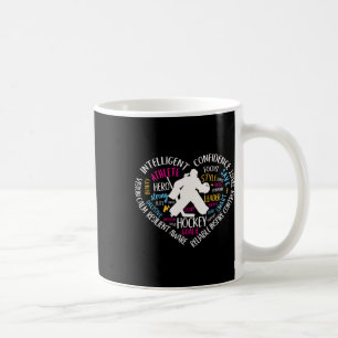 Girls Hockey Goalie Love Heart For Teens Women Wor Coffee Mug