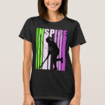 Girls Hockey Inspire Birthday Colour Daughter Fan  T-Shirt<br><div class="desc">Girls Hockey Inspire Birthday Colour Daughter Fan Female.</div>