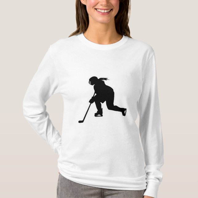 Girls hockey  T-Shirt (Front)