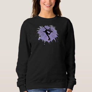 Girls Ice Skating Biellman Spin Skater Figure Skat Sweatshirt