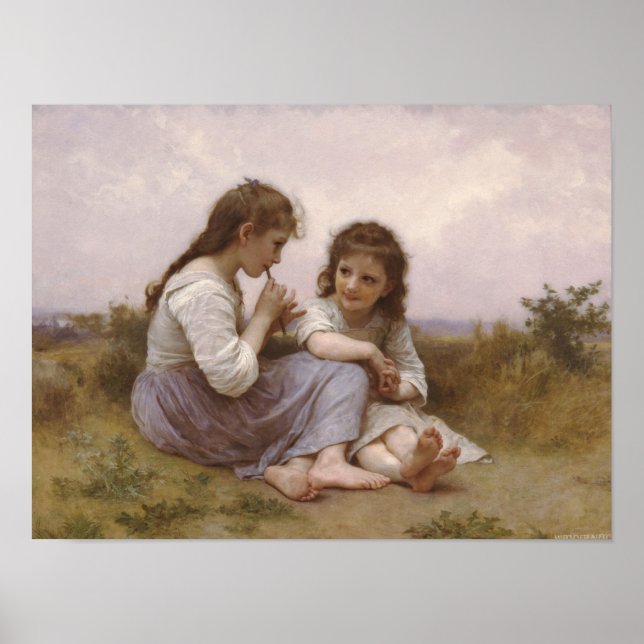 Girls in a Meadow Poster (Front)