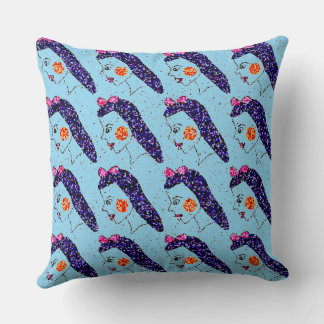Girls In Line Pillow