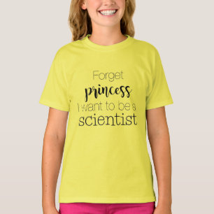 Girls in Science Kids Feminist T Shirt