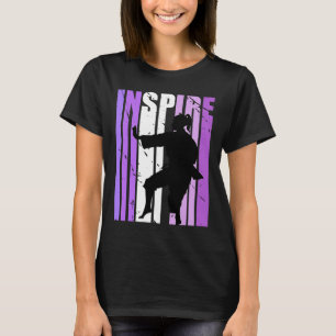 Girls Inspire Karate Coach Birthday Coaching Instr T-Shirt