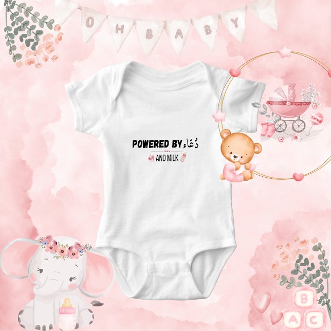 Girls Islamic Quote Slogan Baby Bodysuit (Creator Uploaded)