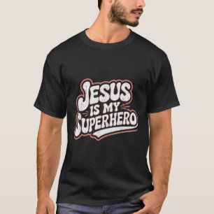 Girls Jesus Is My Superhero Christian Toddler Sist T-Shirt